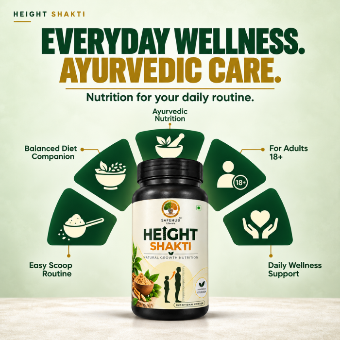 Height Shakti – Ayurvedic Herbal Height Support Formula ( 150Gm powder )