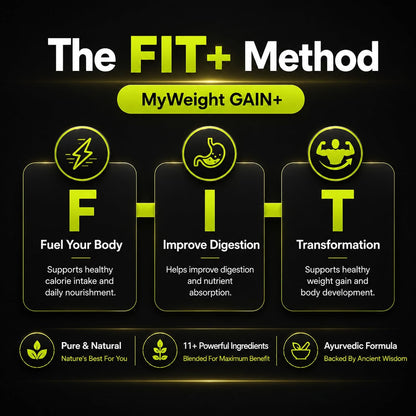 My Weight Gain+ ( 90 Tablets ) 100% Ayurvedic