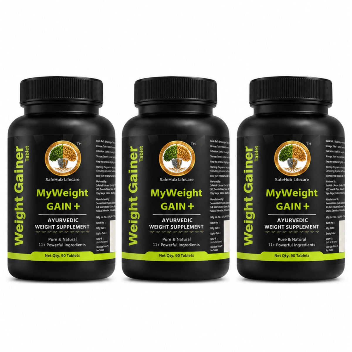 My Weight Gain+ ( 90 Tablets ) 100% Ayurvedic